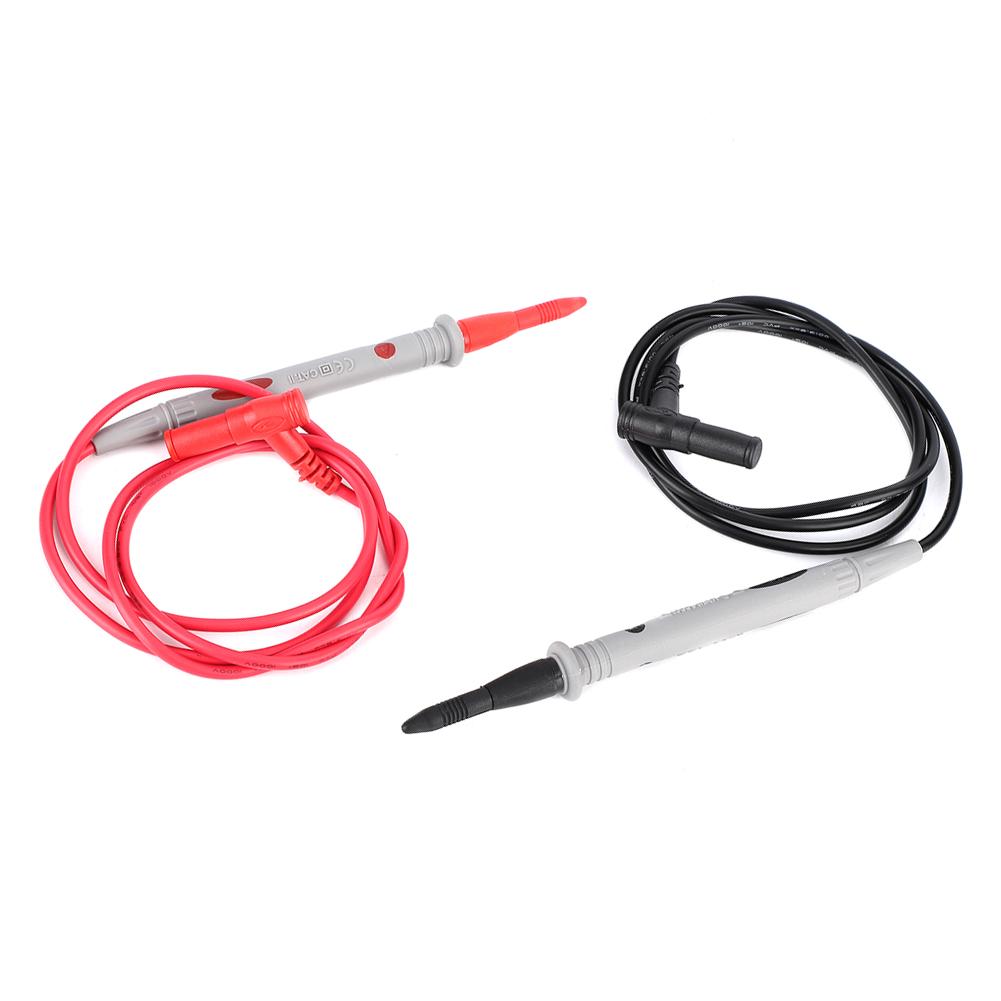 PT1006 Digital Multimeter Needle Tip Probe Pen 1000V 20A Test Cable 90cm