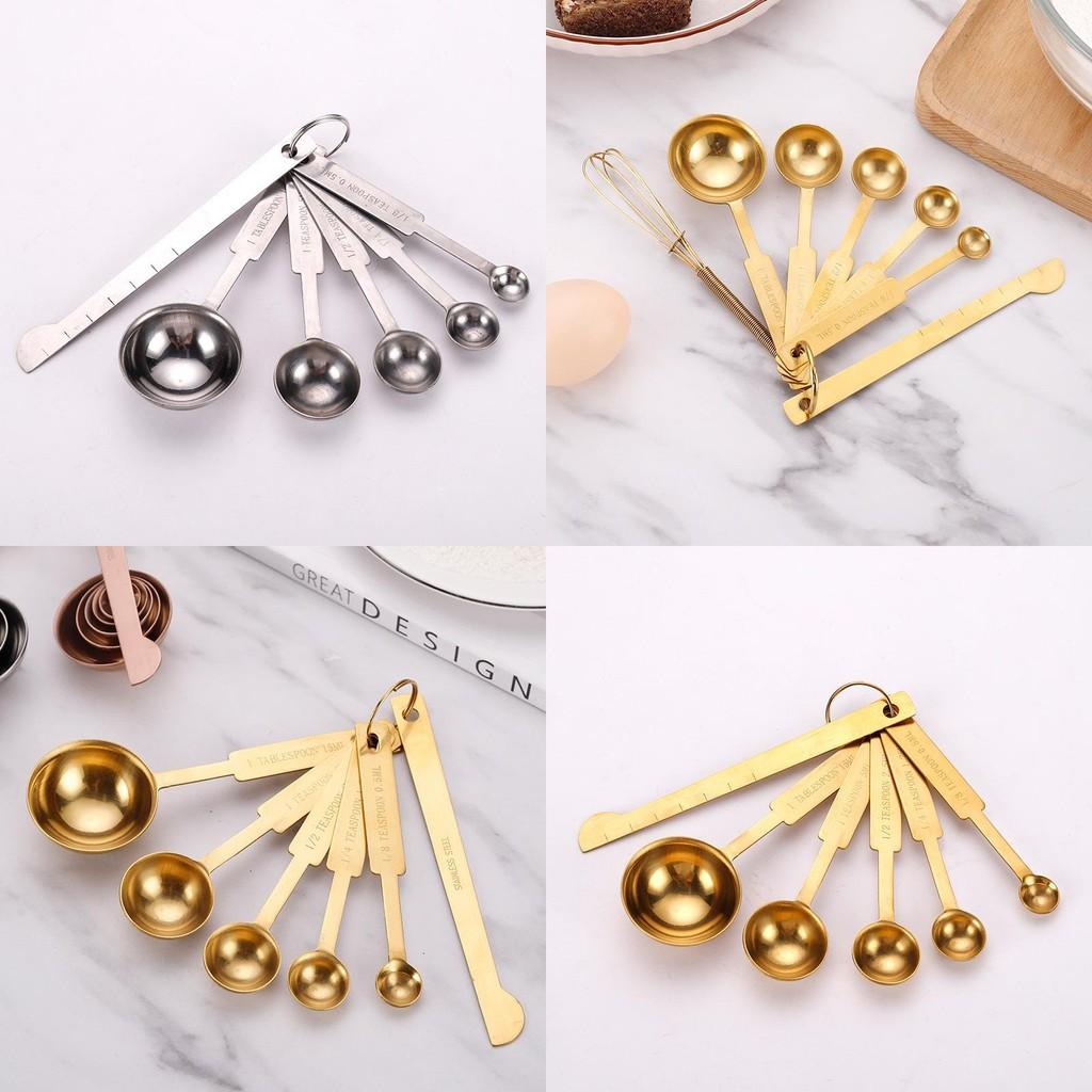 Chic And Modern Stainless Steel Measuring Spoon Set For Culinary And Baking Enthusiasts