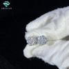 Women Classic Diamond Earrings 925 Silver Moissanite Flower Shape Ear Studs Plated Rose Gold Fashion Jewelry