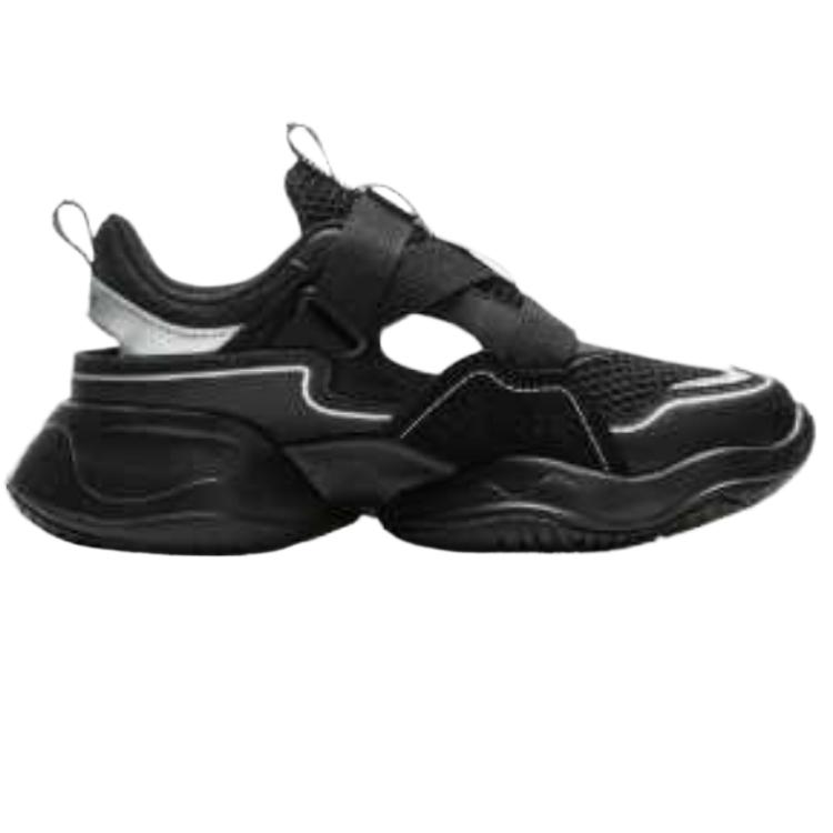 Li Ning Crianças Série Estilo de Vida Esportivo Couro Sintético Solto Versátil Personalidade Sapatos Casuais Masculinos Sapatos Casuais Preto YKCV078-5