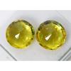 Yellow Sapphire Excellent Round Cut 20.54 Ct Natural Certified Gemstone Of Pair