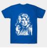 Dolly Parton Shirt Blaues T-Shirt Country Musik Sänger Weißes Grafikdesign Nashville S-5XL