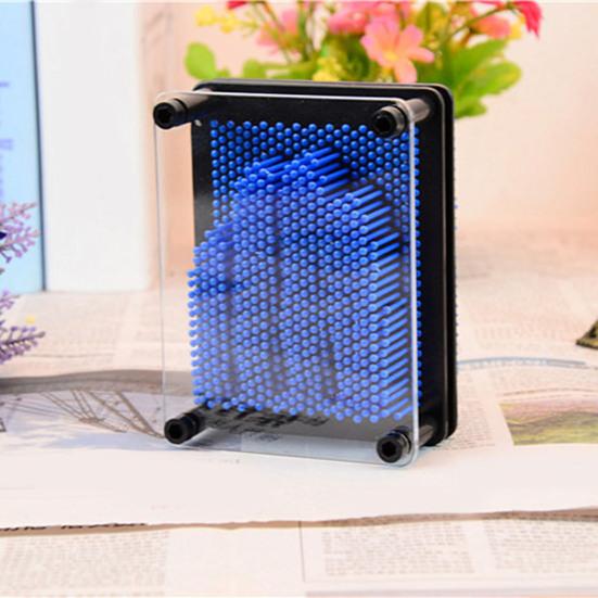 3D pin art senzorická hračka novinka klon ruční model jehlová hračka plastová fidget dlaňová deska pro domácí dekoraci stolu narozeninový dárek pro děti i dospělé