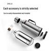 Shimeile 2L Stainless Steel Thermos with Glass Liner