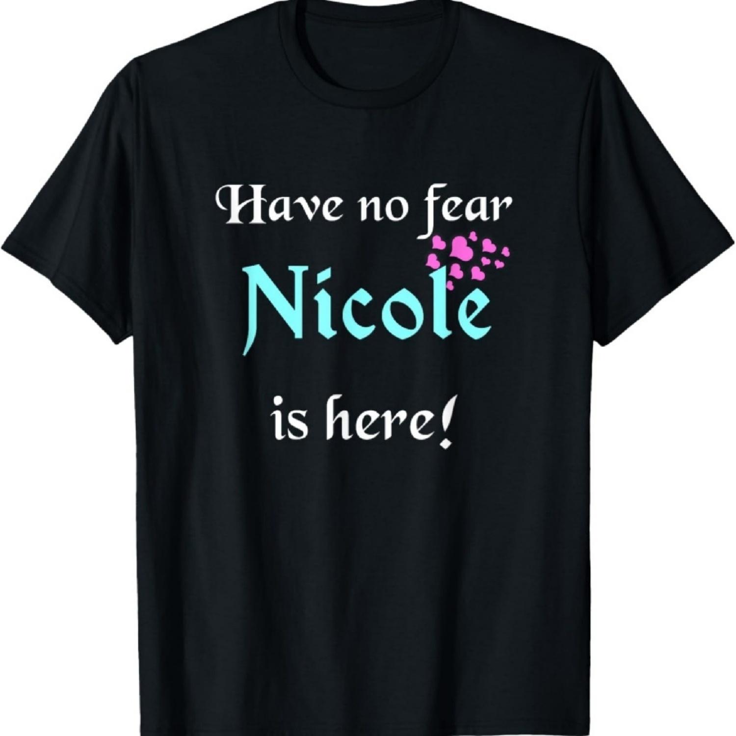 Nicole Funny First Name Gift T-Shirt XXXXXL чёрный