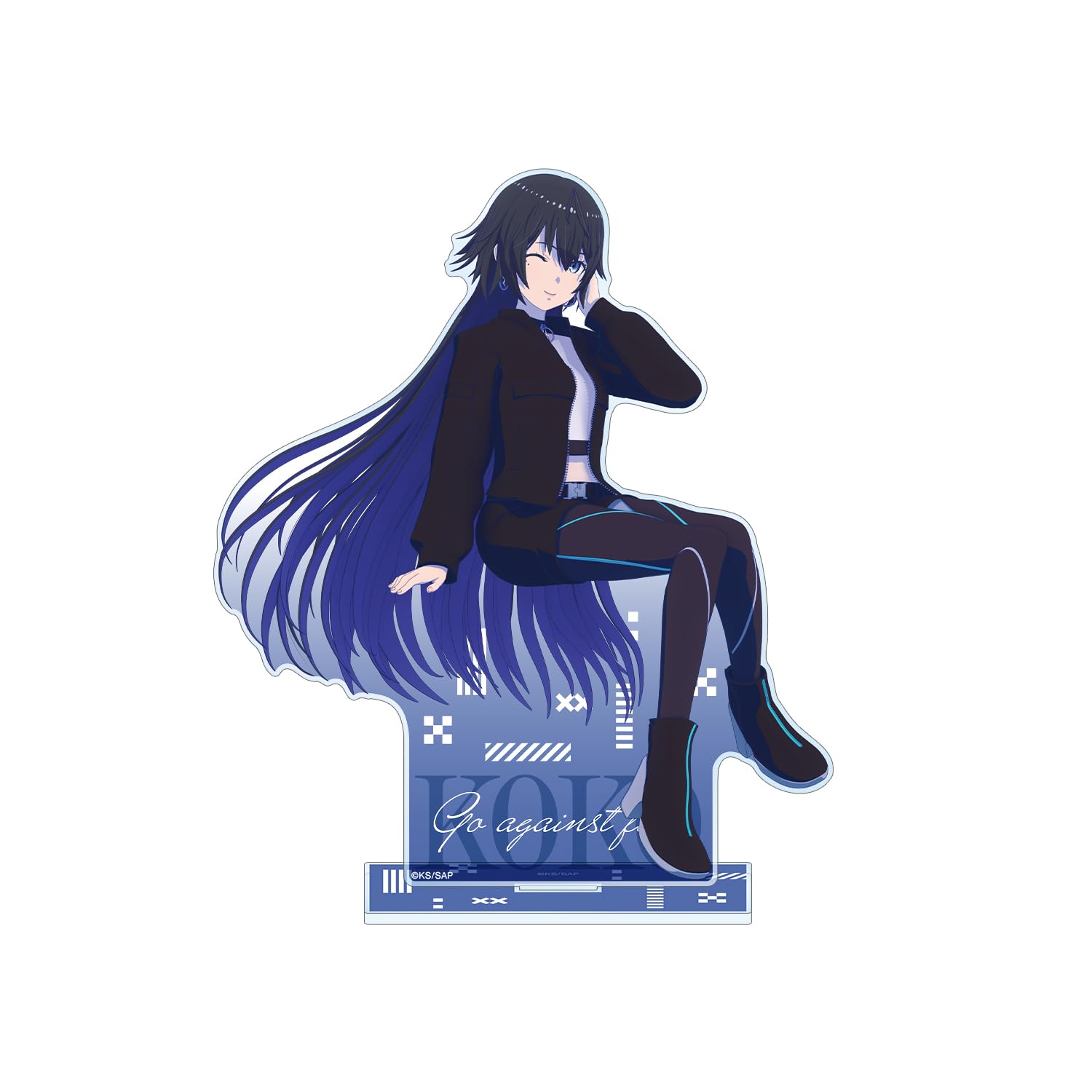 ТВ-аниме «Город Камицубаки на стадии строительства». Риннэ Коко Большой акриловый стенд версия B