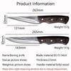 Boning Knife Kitchen Fishing Knife Sushi Knife Split Meat Fish Fruit Vegetables Cutting Tool with Knife Cover