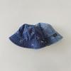 Spring Summer Baby Fisherman Hats 48-50cm Lovely Bow Pattern Kids Boys Girls Outdoor Sun Hat Fashion Denim Children Bucket Caps