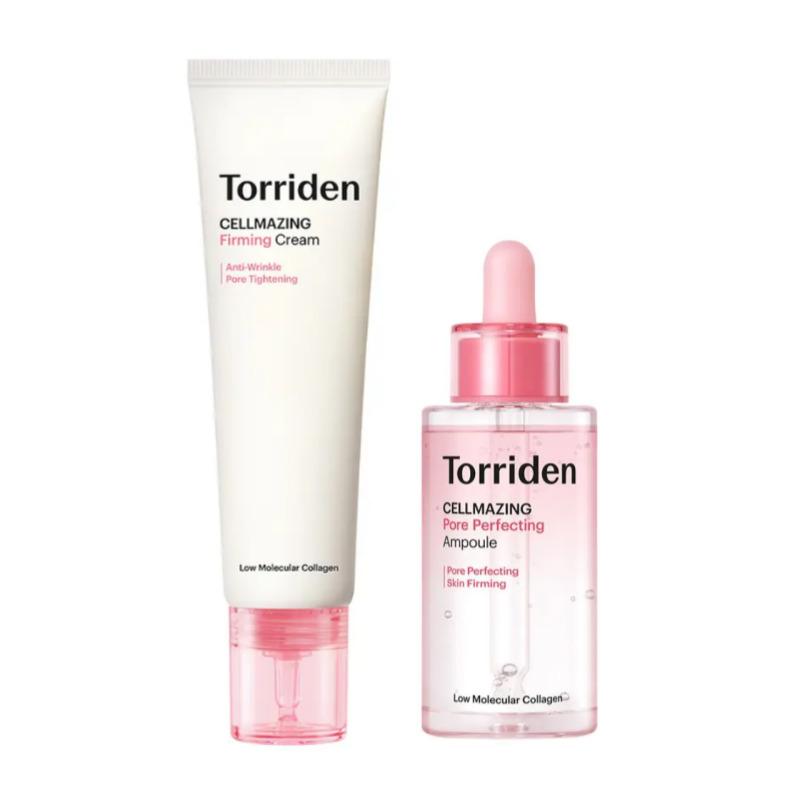 TORRIDEN Cellmazing Низкомолекулярная коллагеновая ампула для сужения пор 30 мл + Эластичный крем 60 мл Набор