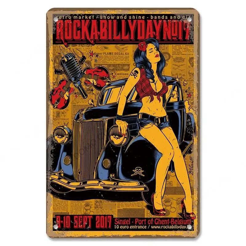 Metall-Wandskulptur Oldtimer | Blechschild, Retro Klassiker Auto Kunst, Halloween & Weihnachtsgeschenk, Bar/Pub/Garage Dekor