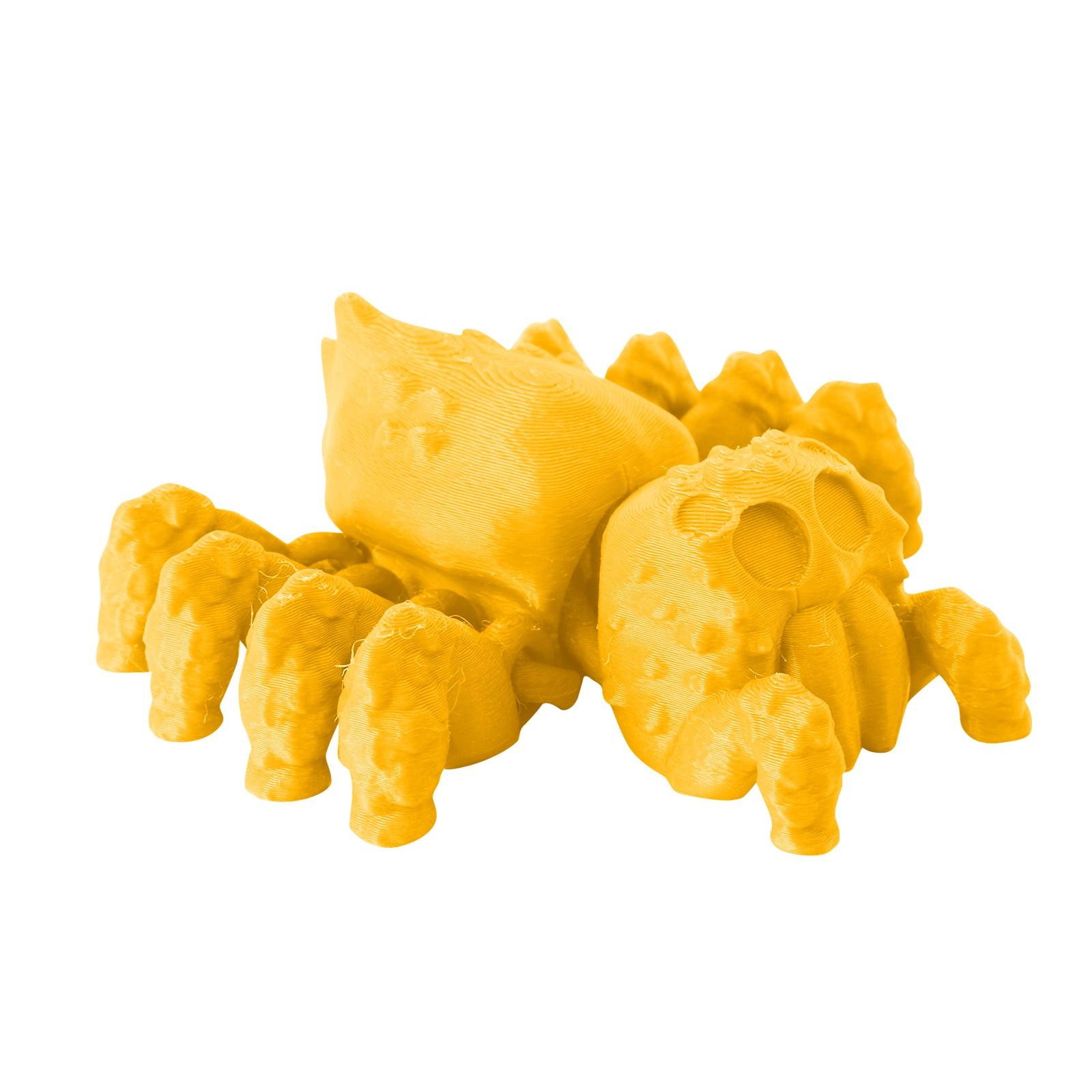 

3D печать паука 3D печать подвижных пауков игрушки для взрослых и детей паук украшения игрушки One Size жёлтый