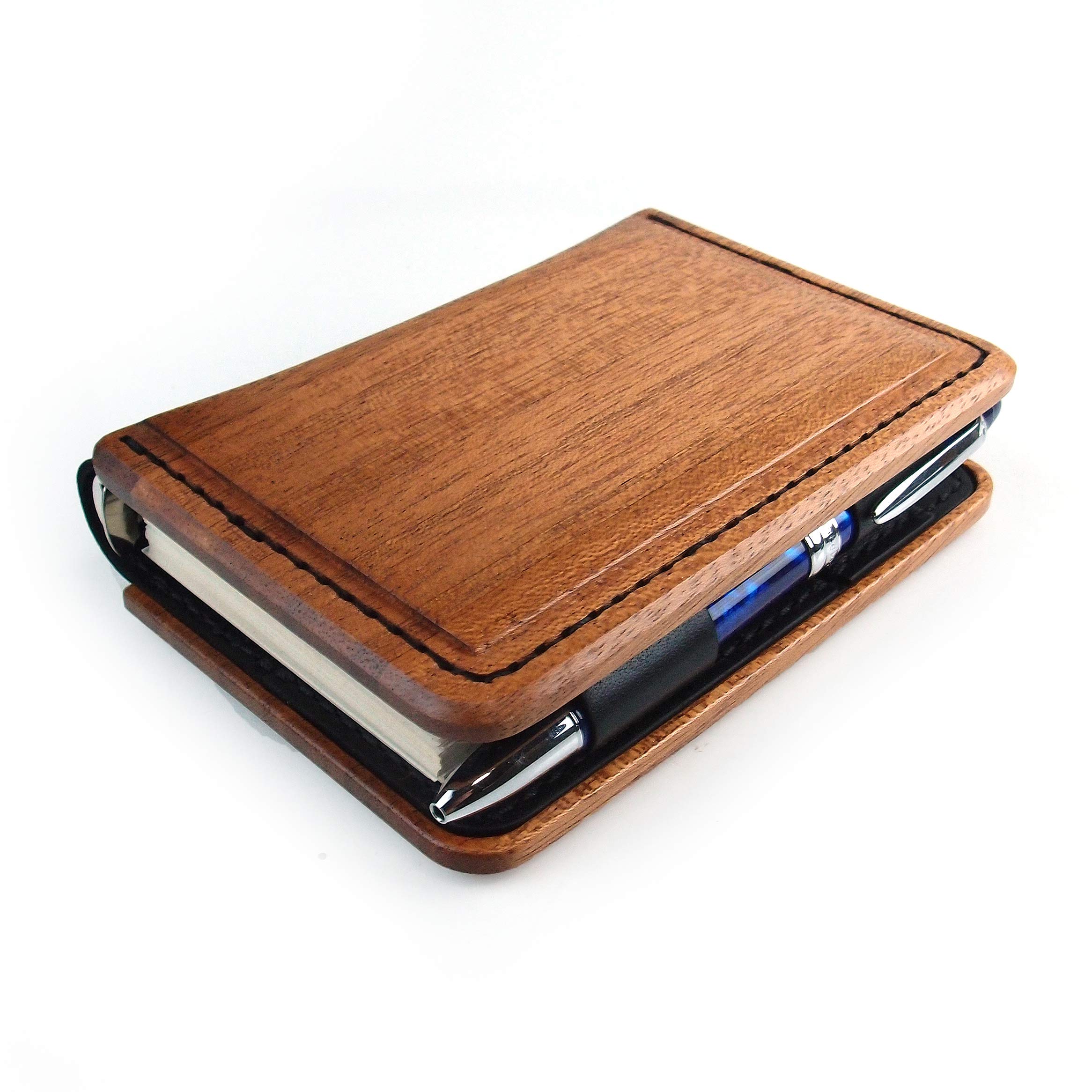 

Goods Wooden System Organizer Mini6 A Model 105071 [Wooden LIFE] Leather/Black Strap/Black No. []