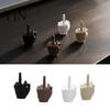 Table Decoration for Breakup Celebrations 10/25/50/100Pcs Mini Middle Finger Figurine, 3D Printed Tiny Desk Hand Ornament, Funny Miniature Ornaments