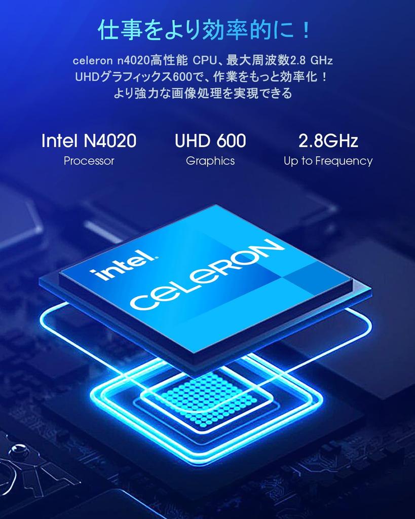 Laptop Herobook Pro Inch CHUWI N4020 Equipped with Windows 11 8GB RAM 256GB ROM TF Expansion Thin PC Notebook Full HD IPS Wide Viewing Angle Web