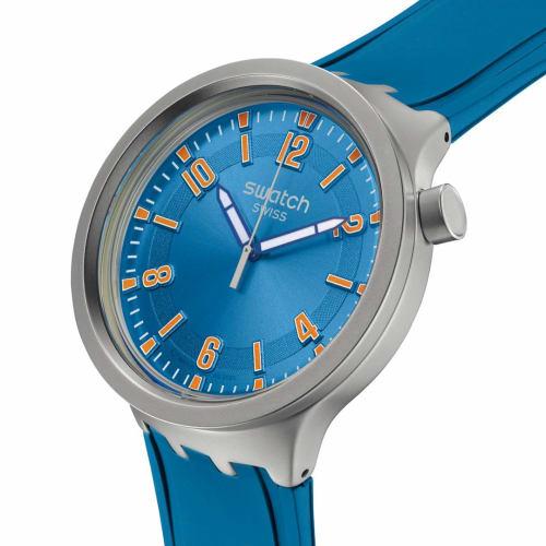 Swatch Blue In the Works SB07S115 Watch, Blue