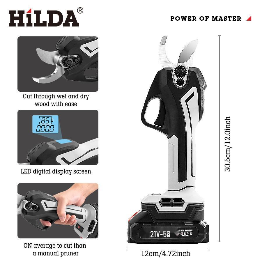Rechargeable Lithium Battery Electric Pruning Shears for Household Gardening & Fruit Trees