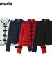 Women's Runway Retro Single Button Blazer