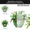 Acrylic Lily of the Valley Potted Plant Suncatcher Stained Glass Effect Window Hanging Ornament Flower Lover Gifts