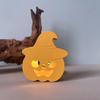 Pumpkin Silicone Mould White Emoticon Pumpkin Mold Halloween Light Mold Compact Plaster Drip Mold For Halloween Party Birthday