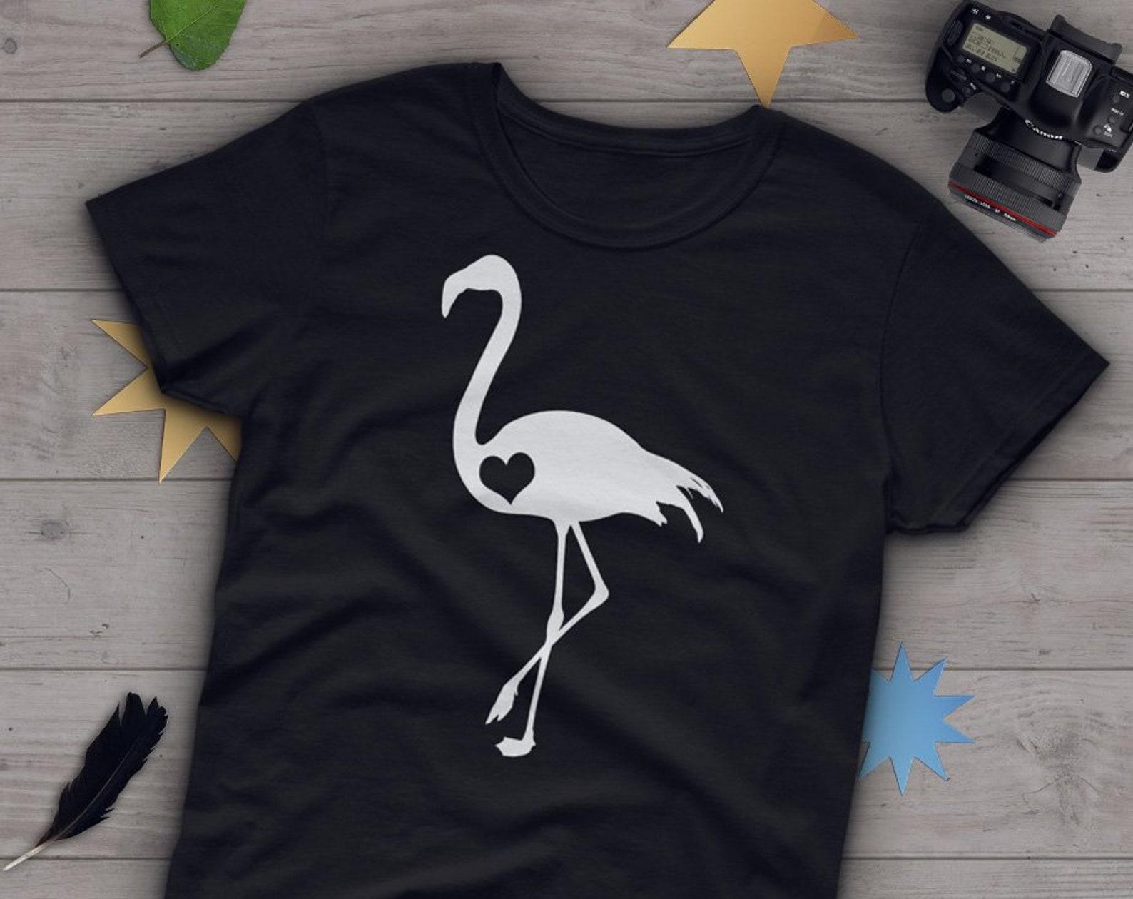 Flamingo Shirt,  , Flamingo Lover Gift, Cute Flamingo T-shirt, Pink Flamingo Tshirt, Bird Graphic Tee, Blue, Navy, Black, Pink 120