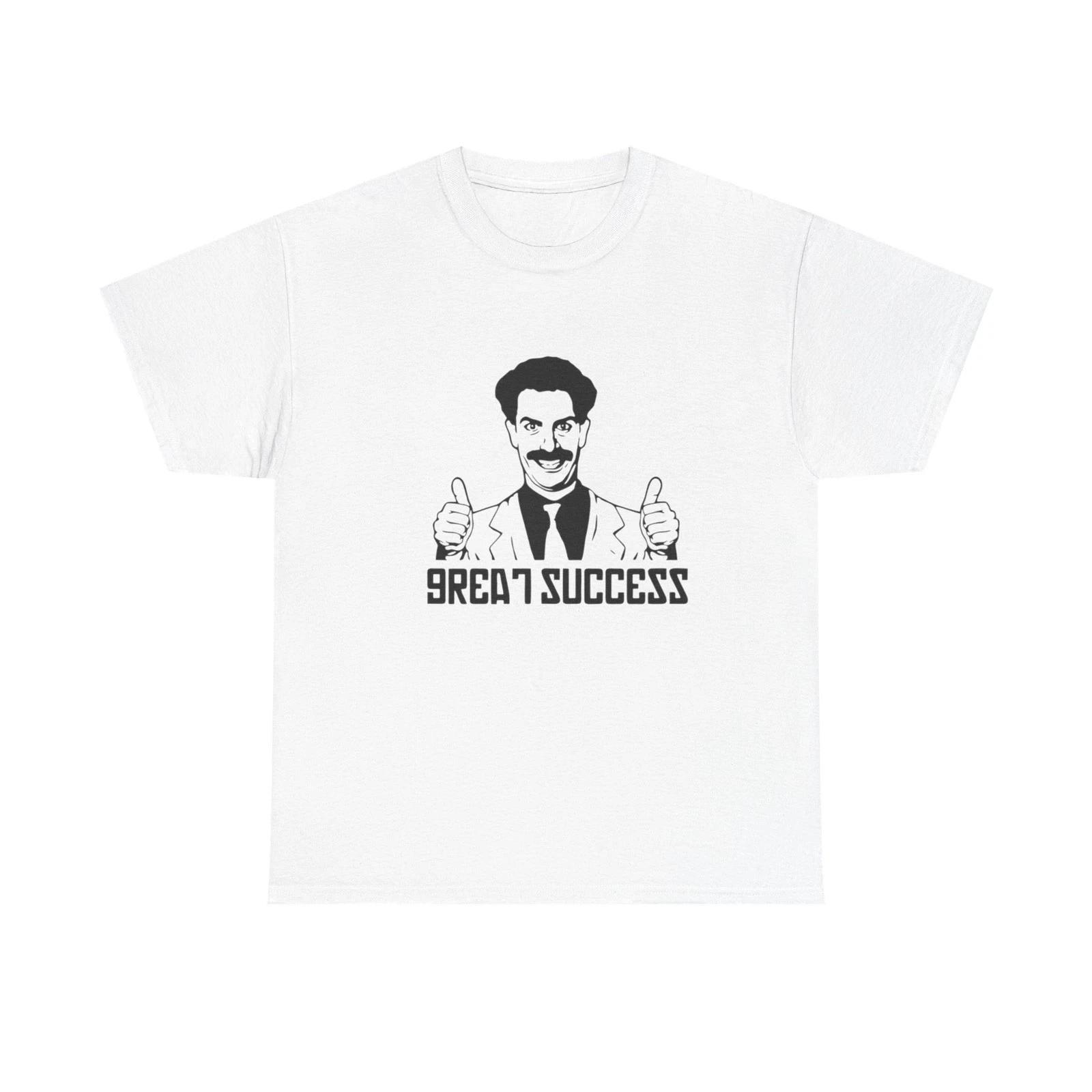Borat Great Success Funny Graphic T Shirt Unisex Heavy Cotton Tee 4XL