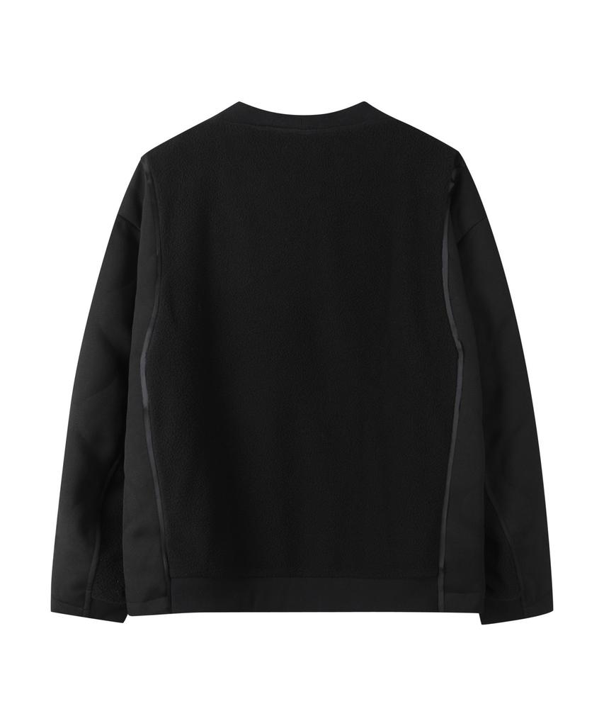 RECODE Bomber Sleeve Detail Sweatshirts_Rktaw23610Bkx