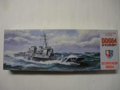 Scale US Navy 7th Fleet 15th Destroyer Squadron DDG 54 Curtis Wilbur 1/700