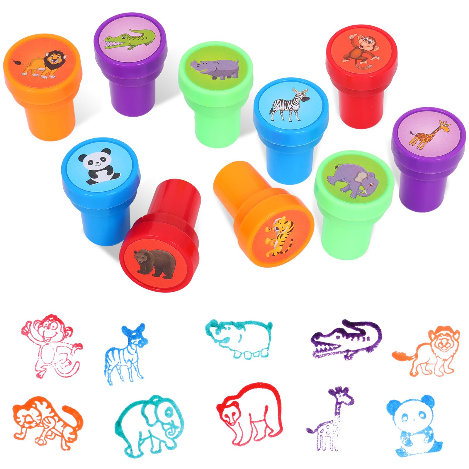 

Cartoon Self-ink Stamps Toy Gift Kids Cartoon Farm Animal Stamps Birthday Party Children Gift Christmas Wedding Guest Giveaways