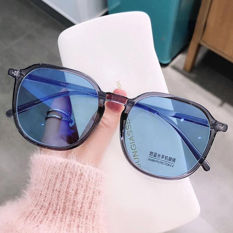 Luxury Design Photochromic Glasses Men Women Square Oversized Myopia Short-Sighted Eyeglasses Outdoor Color Changing Eyewear