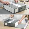 Organizer Maximize Storage Space Easily Access with Labeled Storage Bins Linen Closet
