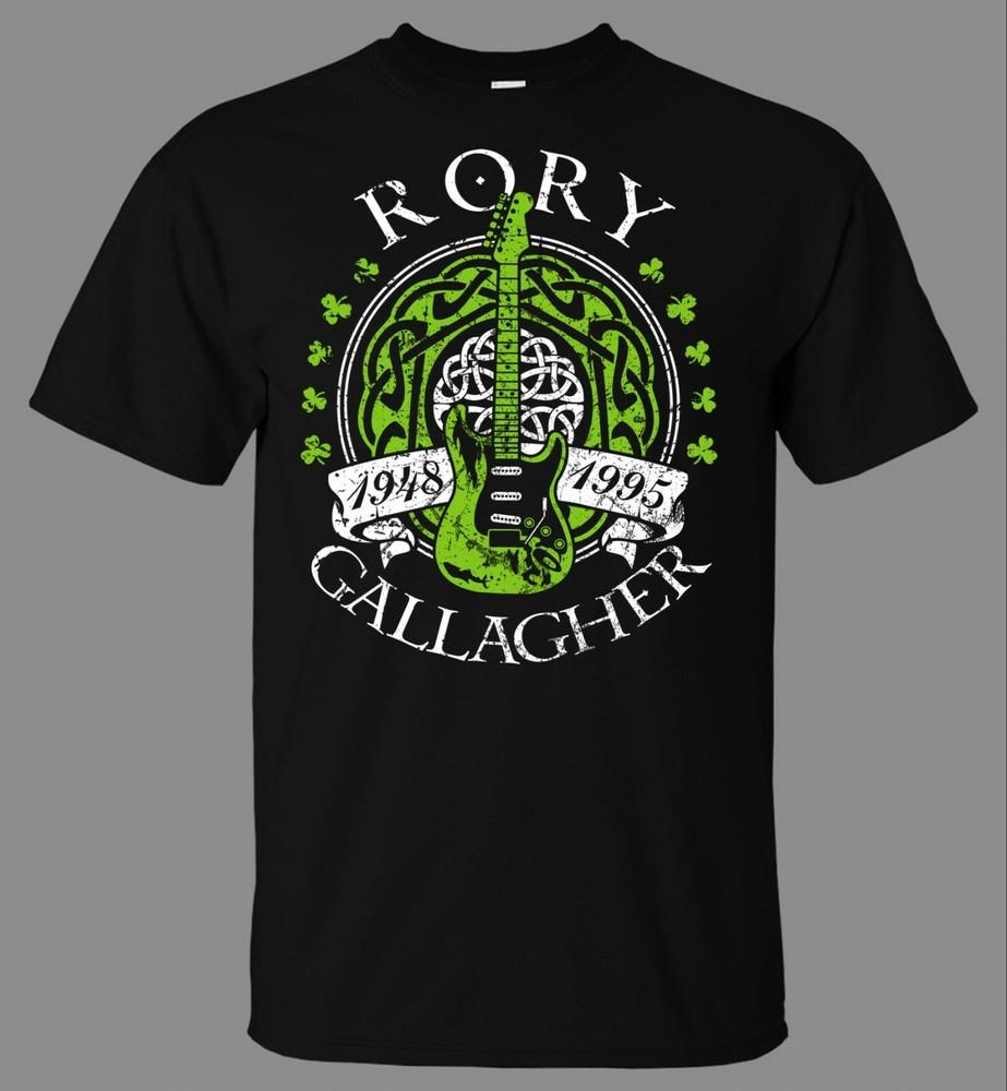Rory Gallagher Guitar T-Shirt Irish Band Music Guitar Legend 1970s 1980s S