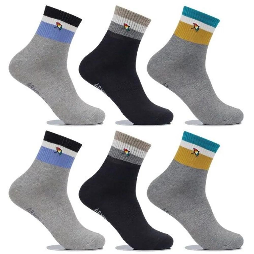 [Arnold Palmer] Anti-Twist Men s Casual Socks Mid-Length 6 Pairs MSP003 FREE