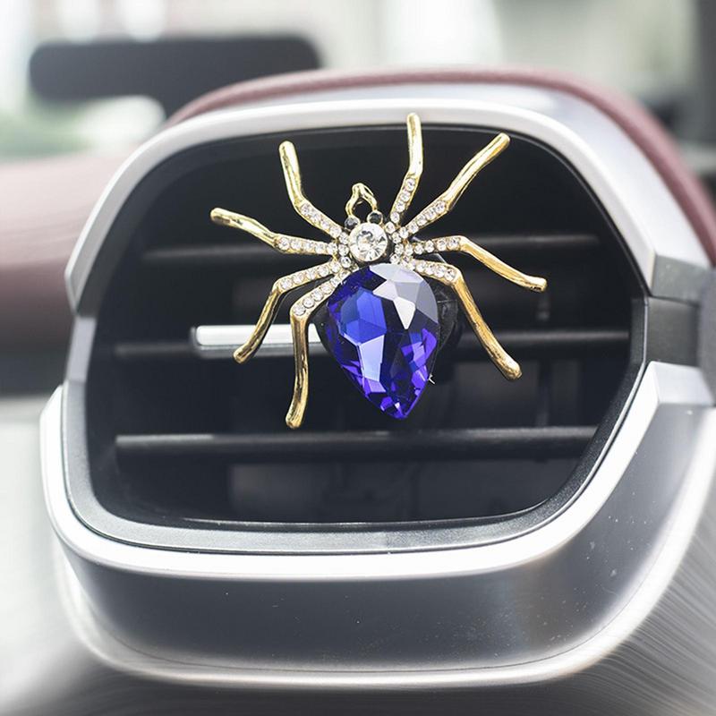 Car Air Fresheners Spider Shape Car Perfume Diffuser Vent Clips Air Fresheners Reusable Car Perfume Diffusers Car Accessories