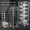 Commercial 10-Tier Stainless Steel Hot Pot Serving Cart