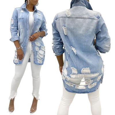Denim Women's Plus Size Jacket Fashion Casual Women's Denim Jacket