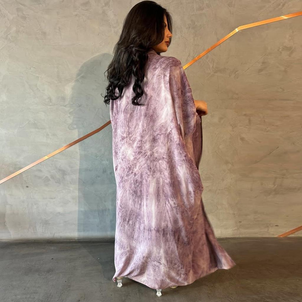 MQ200 Bescheidener Cardigan Abaya Modetrend mit Hijab - Damenbekleidung aus dem Nahen Osten
