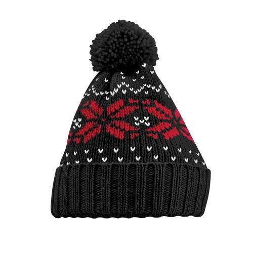 Unisex Adult Snowstar Fair Isle Beanie