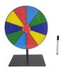 Lucky Draws Roulette Wheel Erasable Reusable Fortune Wheel Tabletop Prize Turntable Easy Assembly Roulette Wheel