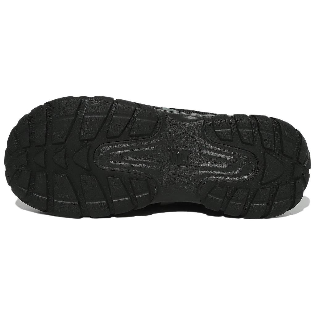 Fila Puffer Slip-On V2 Comfortable Low-Top Casual Shoes Unisex Sneaker Gray Black 1XM02359G301