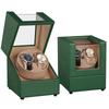 SOUKENGEN Automatic Watch Winder (2-Watch Winder) for Men and Women (09: Green 2+0L)