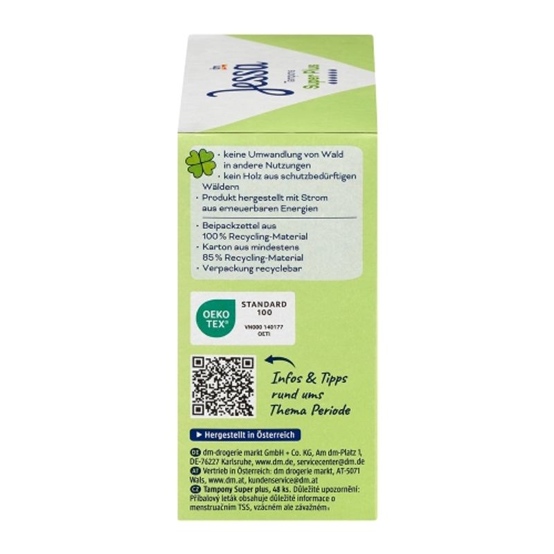 Jessa Super Plus Tampons 48-Count