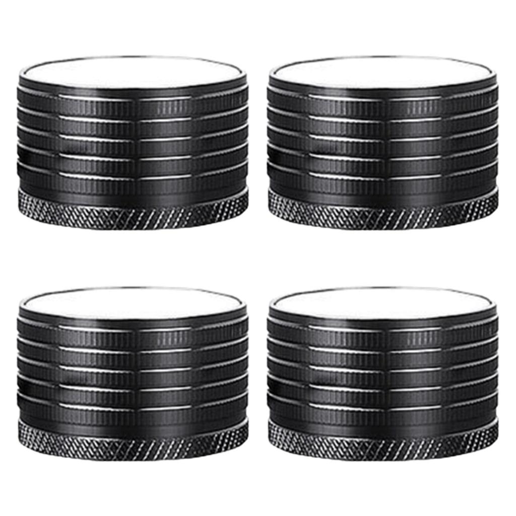 4Pcs Adjustable Furniture Risers Aluminum Alloy Sturdy Non Slip Feet Portable Heavy Duty Metal for Sofa Cabinet Couch