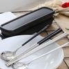MAXCOOK Portable 3-Piece 304 Stainless Steel Cutlery Set