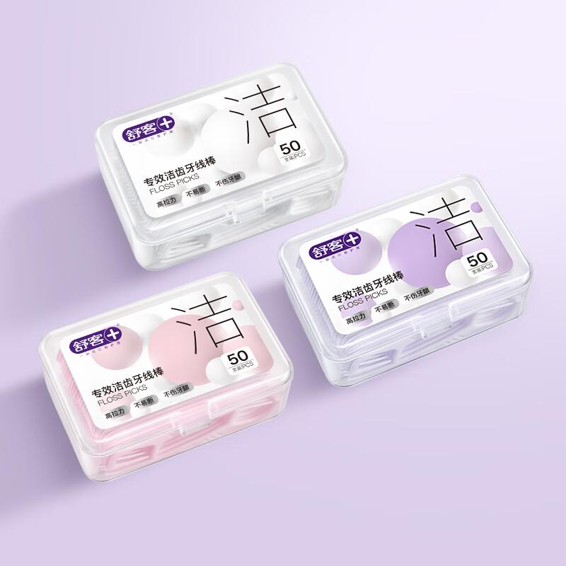 Shuke Dental Floss Picks, 50-Count