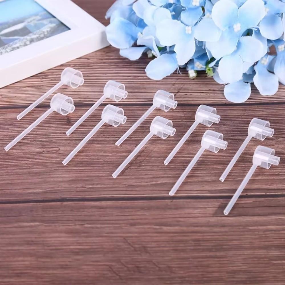 100PCS Refillable Perfume Filling Pump Transparent Fragrance Sampling Tool Presser Fragrance