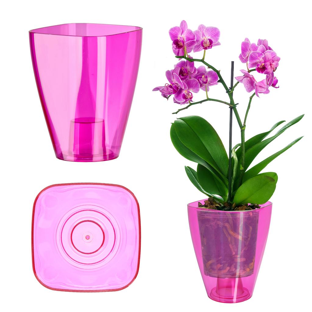 KADAX Pot Cover for Orchid Flower Pot Plastic Flowers