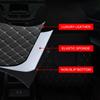PU Leather Car Seat Back Pad With Storage Bag Anti-kick Mat For Opel Vauxhall Astra J K Crossland X Grandland Insignia B Zafira wb3