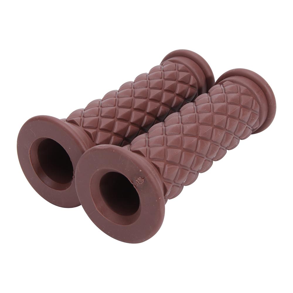 Univerzální 7/8" 22mm 24mm Retro rukojeti pro motocykly Protiskluzové pryžové rukojeti pro motocykly Moto Scooter Motocross Motorbike
