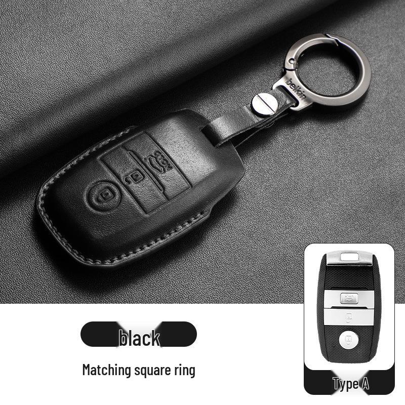 Premium Leather Key Case for Kia K3 K4 K5 KX3 KX5 Sportage Sorento
