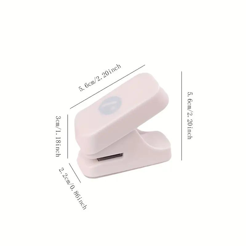 KW-trio Portable Mushroom Hole Puncher Loose-leaf Hole Puncher Disc Ring Binding Cutter T-type Paper Puncher Stationery Supplies